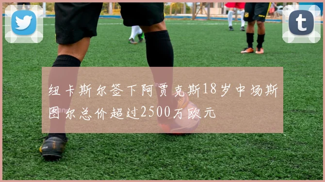 纽卡斯尔签下阿贾克斯18岁中场斯图尔总价超过2500万欧元
